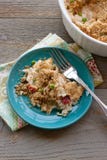 Creamy chicken and rice casserole Stock Images Creamy chicken and rice casserole Stock Images