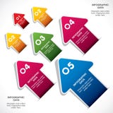 Creative arrow infographic design Royalty Free Stock Images Creative arrow infographic design Royalty Free Stock Images