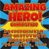Creative High Detail Comic Font. Royalty Free Stock Image Creative High Detail Comic Font. Royalty Free Stock Image