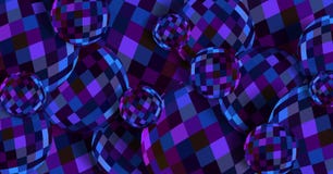 Dark blue purple glass balls 3d illustration. Abstract creative background. Gleaming crystal texture. vector illustration Dark blue purple glass balls 3d illustration. Abstract creative background. Gleaming crystal texture. vector illustration