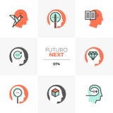 Creative Thinking Futuro Next Icons vector illustration Creative Thinking Futuro Next Icons vector illustration