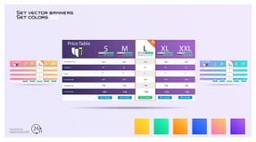 Creative vector illustration of business plans web comparison pricing table isolated on transparent background stock illustration Creative vector illustration of business plans web comparison pricing table isolated on transparent background stock illustration