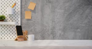 Creative Workplace With Copy Space Royalty Free Stock Photography Creative Workplace With Copy Space Royalty Free Stock Photography