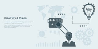  creatividade ilustração do vetor