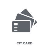 Credit card icon from collection. stock illustration Credit card icon from collection. stock illustration
