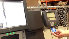 Credit card payment terminal and transfer payment