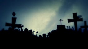 creepy-cemetery-full-moon-night-ravens-spooky-standing-graves-background-86469187