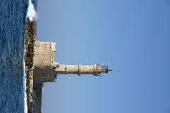 Crete / Old Lighthouse In Chania Royalty Free Stock Images