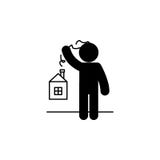 a criança tira o ícone Elemento do ícone do desenvolvimento da criança para apps móveis do conceito e da Web A criança do Glyph t ilustração do vetor a criança tira o ícone Elemento do ícone do desenvolvimento da criança para apps móveis do conceito e da Web A criança do Glyph t ilustração do vetor