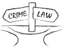 Crime e lei ilustração royalty free