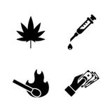 Crime. Simple Related Vector Icons stock illustration Crime. Simple Related Vector Icons stock illustration