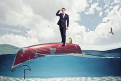 Crisis in action royalty free stock photography Crisis in action royalty free stock photography