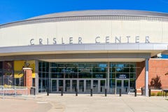 Crislercentrum bij Universiteit van Michigan royalty-vrije stock fotografie Crislercentrum bij Universiteit van Michigan royalty-vrije stock fotografie