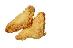 Crispy smażący kanapka faszerujący imitacja krab i tuńczyk wtykamy na białym tle obraz royalty free Crispy smażący kanapka faszerujący imitacja krab i tuńczyk wtykamy na białym tle obraz royalty free