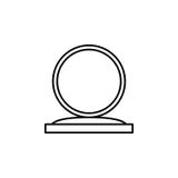 Cristallo magico, icona del profilo della palla I segni ed i simboli possono essere usati per il web, logo, app mobile, UI, UX illustrazione di stock Cristallo magico, icona del profilo della palla I segni ed i simboli possono essere usati per il web, logo, app mobile, UI, UX illustrazione di stock