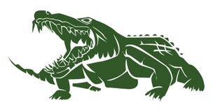 Crocodile illustration stock Crocodile illustration stock