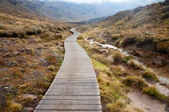 Croisement alpin de Tongariro photos stock Croisement alpin de Tongariro photos stock