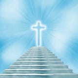 croix sainte et escalier menant au ciel ou à l'enfer illustration stock croix sainte et escalier menant au ciel ou à l'enfer illustration stock