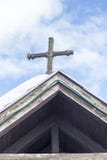Cross on the roof stock image Cross on the roof stock image