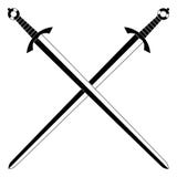 Swords Crossed Royalty Free Stock Images - Image: 6886549