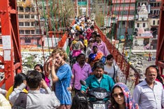Crossing the ganges royalty free stock photos Crossing the ganges royalty free stock photos