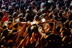 Crowd in a concert at Primavera Sound 2016 Festival