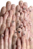 Crowd of fingers