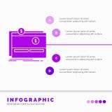Crowdfunding, funding, fundraising, platform, website Infographics Template for Website and Presentation. GLyph Purple icon stock illustration Crowdfunding, funding, fundraising, platform, website Infographics Template for Website and Presentation. GLyph Purple icon stock illustration