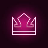 crown icon. Elements of web in neon style icons. Simple icon for websites, web design, mobile app, info graphics royalty free illustration crown icon. Elements of web in neon style icons. Simple icon for websites, web design, mobile app, info graphics royalty free illustration
