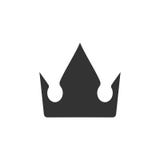 Crown icon flat stock illustration Crown icon flat stock illustration