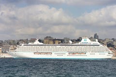 Cruise Ship Crystal Serenity Royalty Free Stock Photo Cruise Ship Crystal Serenity Royalty Free Stock Photo