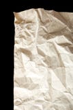Crumpled Paper Isolated Royalty Free Stock Images