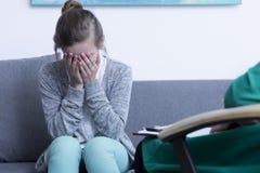 Crying teenage girl royalty free stock photo Crying teenage girl royalty free stock photo