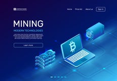 Cryptocurrency kopalnictwo Blockchain uprawia ziemię komputer mainframe lub kopalni system komputerowego Cyfrowej waluty górnika ilustracji Cryptocurrency kopalnictwo Blockchain uprawia ziemię komputer mainframe lub kopalni system komputerowego Cyfrowej waluty górnika ilustracji