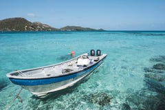 Crystal clear water in Providencia, Colombia stock photos Crystal clear water in Providencia, Colombia stock photos