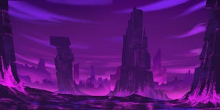 Crystal Mountain rojo Contexto de la ficción Arte del concepto Ilustración realista ilustración del vector Crystal Mountain rojo Contexto de la ficción Arte del concepto Ilustración realista ilustración del vector