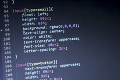CSS stylesheet kod Komputerowego programowania źródła kodu abstrakta ekran sieć przedsiębiorca budowlany Technologii cyfrowej now Obraz Stock CSS stylesheet kod Komputerowego programowania źródła kodu abstrakta ekran sieć przedsiębiorca budowlany Technologii cyfrowej now Obraz Stock