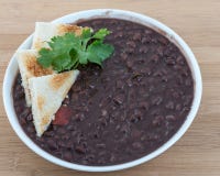 Cuban Cuisine: Black Beans Soup stock image Cuban Cuisine: Black Beans Soup stock image