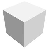 Cube o ícone com perspectiva - modelo 3d de um cubo ilustração royalty free Cube o ícone com perspectiva - modelo 3d de um cubo ilustração royalty free
