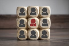 Cubes Dice with Teamwork royalty free stock images Cubes Dice with Teamwork royalty free stock images