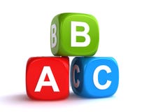 Cubes en ABC illustration libre de droits Cubes en ABC illustration libre de droits
