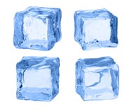 Cubes of ice on a white background. vector illustration Cubes of ice on a white background. vector illustration