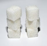 Cubes Of Sugar Stock Photography