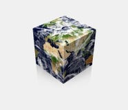 Cubic Planet Globe Earth Cube Stock Photography Cubic Planet Globe Earth Cube Stock Photography
