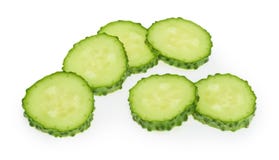 Cucumber slices isolated on white background Stock Images Cucumber slices isolated on white background Stock Images