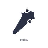 cudgel icon on white background. Simple element illustration from stone age concept royalty free illustration cudgel icon on white background. Simple element illustration from stone age concept royalty free illustration