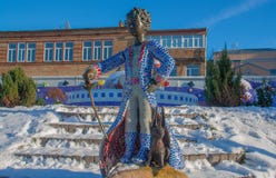 Cudowne statuy Kijów, Ukraina obrazy stock Cudowne statuy Kijów, Ukraina obrazy stock