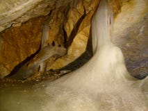 Cueva de hielo del ¡del inskà del ¡de DobÅ fotos de archivo libres de regalías Cueva de hielo del ¡del inskà del ¡de DobÅ fotos de archivo libres de regalías