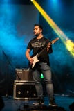 Culturale Agnita, Agnita, Sibiu, Romania di Zilele - 5 agosto 2018: Il concerto nella città Agnita con l'ARMONIA della banda, ha fotografia stock Culturale Agnita, Agnita, Sibiu, Romania di Zilele - 5 agosto 2018: Il concerto nella città Agnita con l'ARMONIA della banda, ha fotografia stock