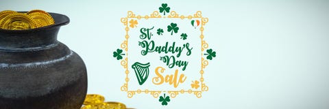 Cumprimento do dia do St Patricks ilustração royalty free Cumprimento do dia do St Patricks ilustração royalty free